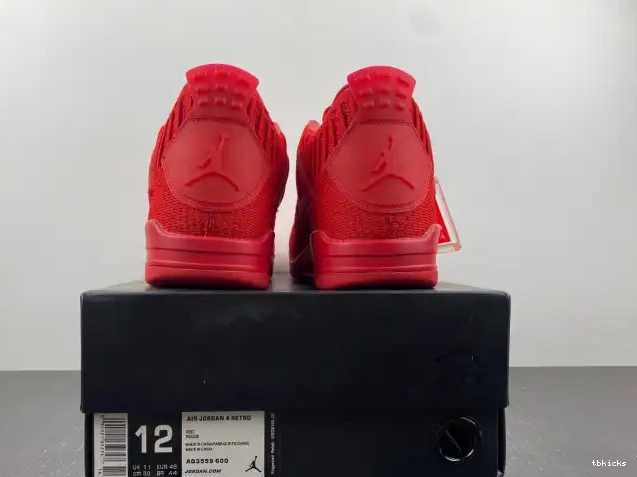 Cheap TBK Jordan AQ3559-600 Red 4 Flyknit Retro 0502